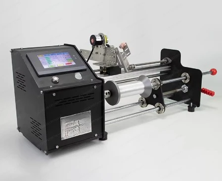 

Single-sided cable parallel winding machine |Optical fiber cable automatic winding equipment, integrated meter and ring function