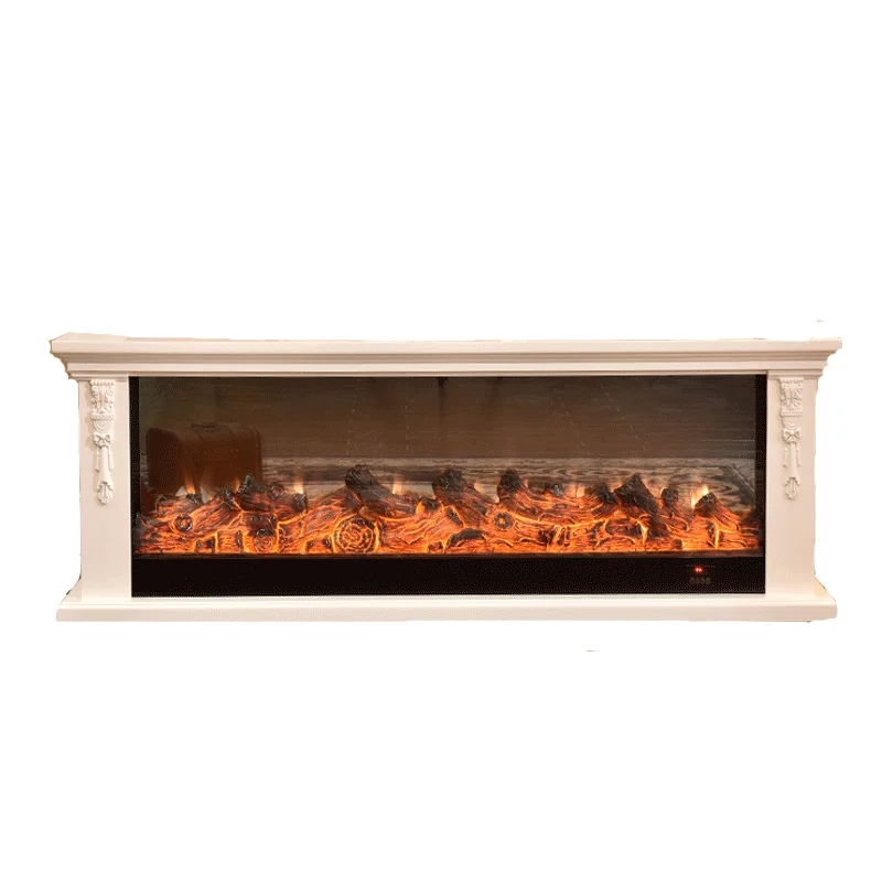 

European-style American fireplace,decorative cabinet, background wall,solid wood,simulated thermal electric fireplace,TV cabinet