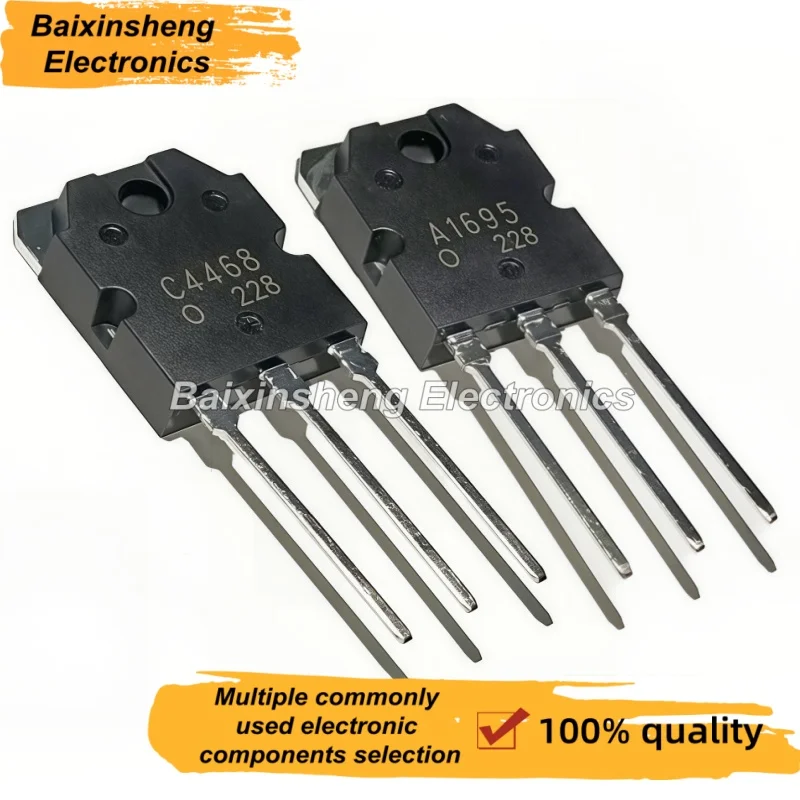 10PCS high quality 2SC4468 C4468 2SA1695 A1695 TO-3P Audio amplifier paired with transistor