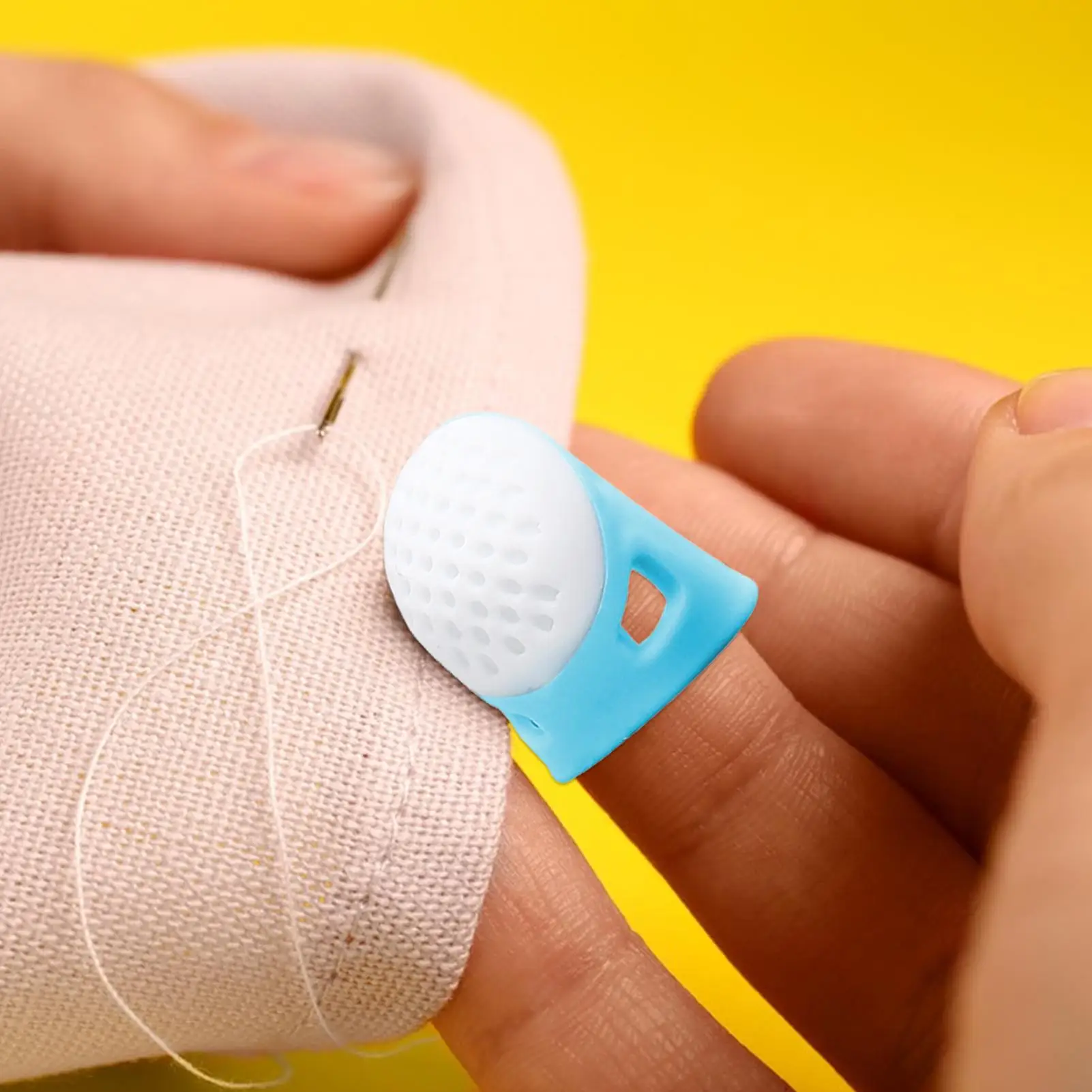 Silicone thimble sleeve Sewing Thimbles Needle presser Anti-needle  sleeve Sewing Accessories for T-Shirt Sheets Pillowcase Pant