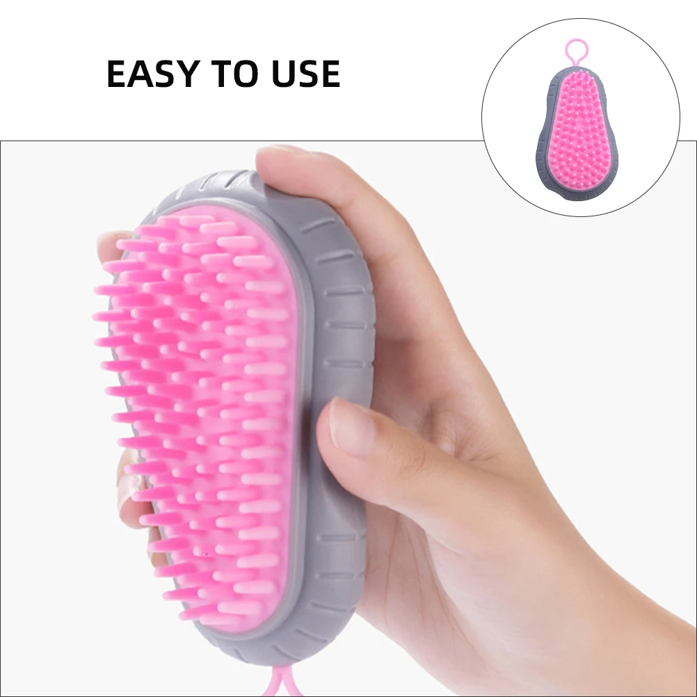 

Shampoo Comb Hair Cleaning Brush Scalp Massager Premium Plastic Smooth Surface Promote Metabolism Stimulate Blood Circulation