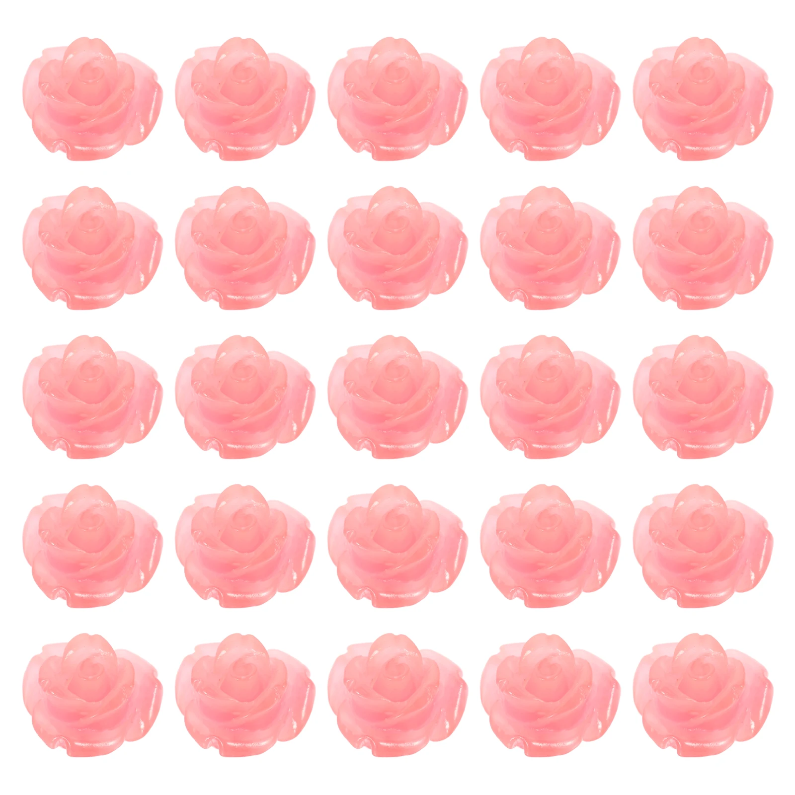 

50pcs Pink Shell Rose Beads Carved Loose Jewelry Making DIY Crafts Bracelet Earrings Accessories Gift Popular Decor