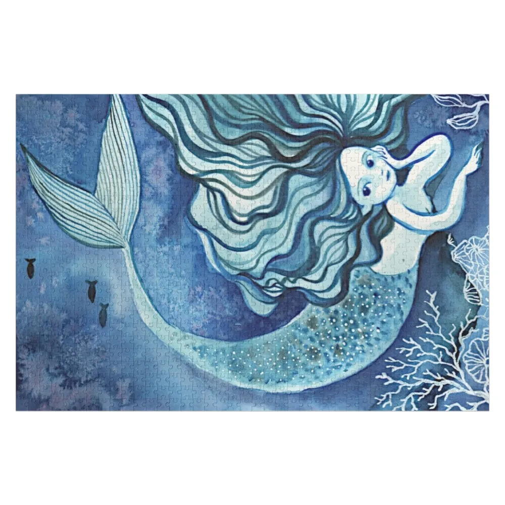 mermaid 01 2020 Jigsaw Puzzle Game Children Wooden Name Custom Personalized Iq With Personalized Photo Puzzle