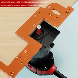 Invisible Embedded Handle Slotting Template, For Wardrobe, Kitchen Handle, Cabinet Door No Handle Needed Slot Positioning Tool