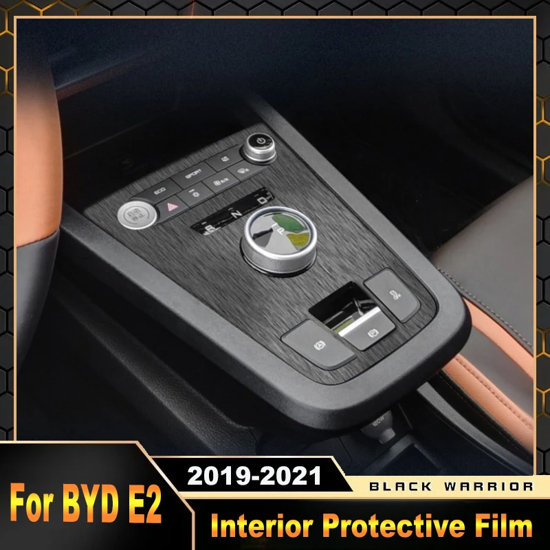 

For BYD E2 2019-2021 Central Control Panel Interior Modification Sticker Protective Film Scratch-Resistant Car Accessories