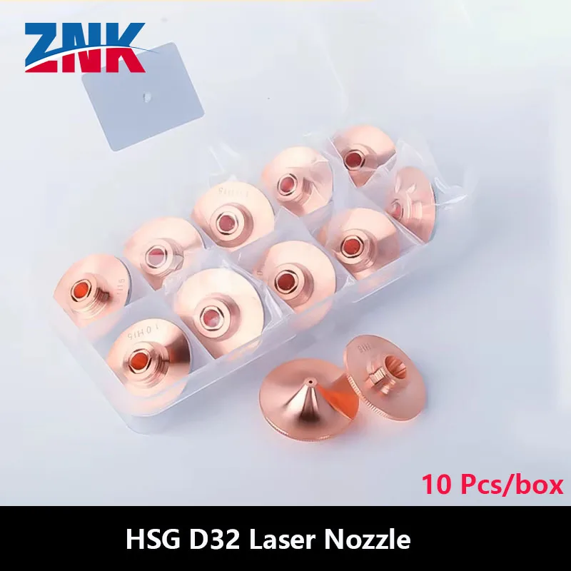 10 Pcs HSG D32 Laser Nozzle Fiber Optic Cutting Machine Accessories Cutting Head Cutting Nozzle D32 H15 M14 Single/Double Layer