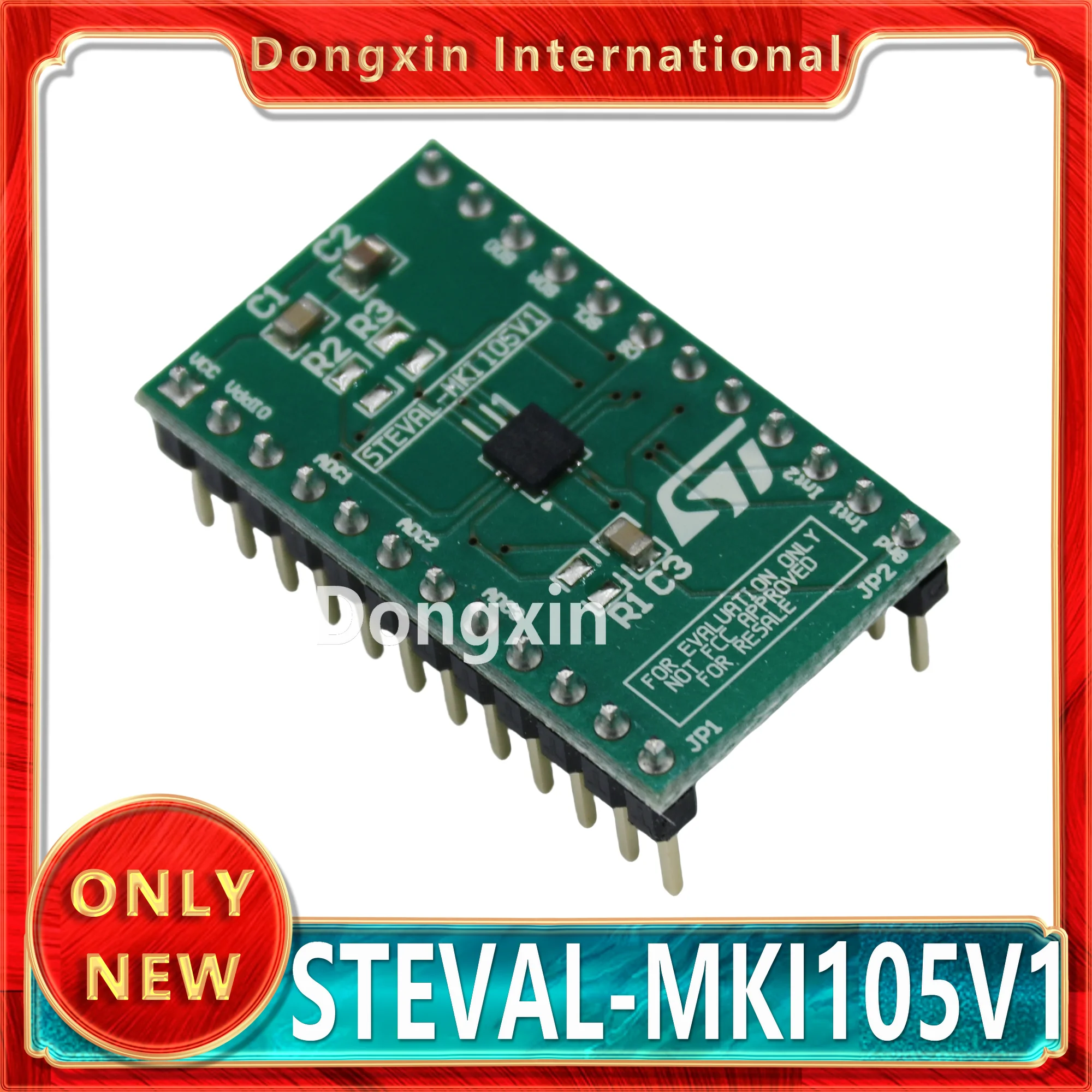 ST original genuine product STEVAL-MKI105V1 LIS3DH adapter board for standard DIL 24 socket