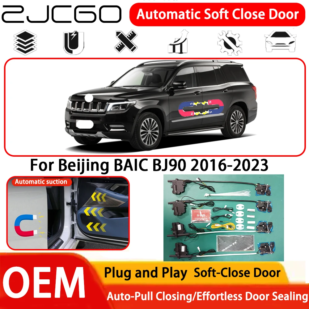 for Beijing BAIC BJ90 2016-2023 Car OEM Plug and Play Automatic Electric Soft Close Door Comfort Closing System