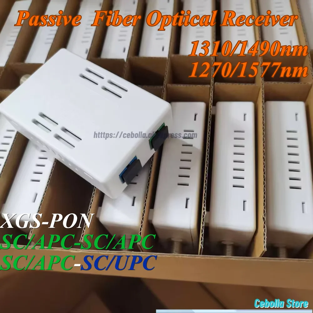 Passive FTTX 1/10G XGS-PON Passive WDM Optical Receiver CATV Receiver Optical In SC/APC Out SC/UPC