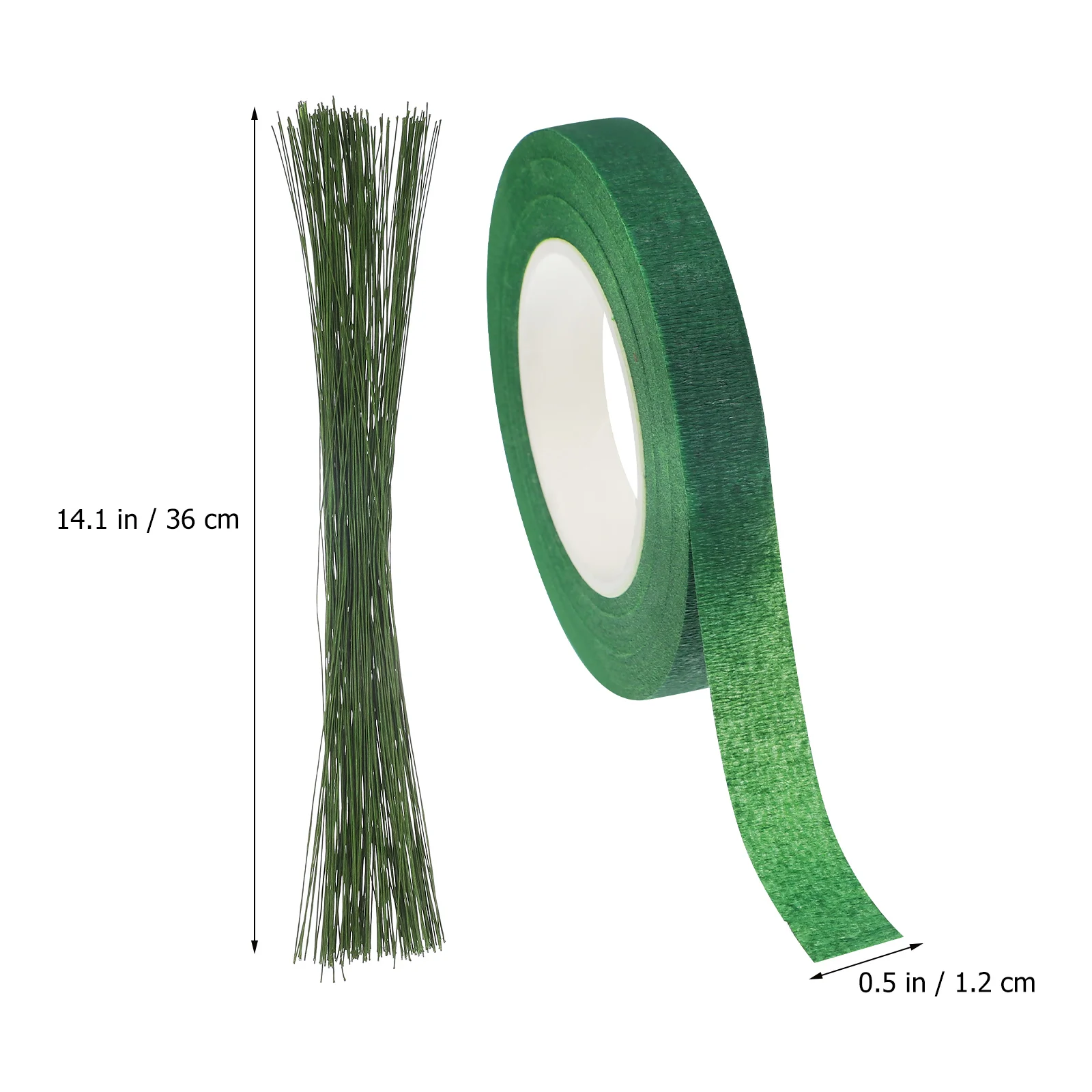 150 Pcs Bouquet Stems Flower Tape For Bouquets Floral Wire Faux Flowers Artificial Iron