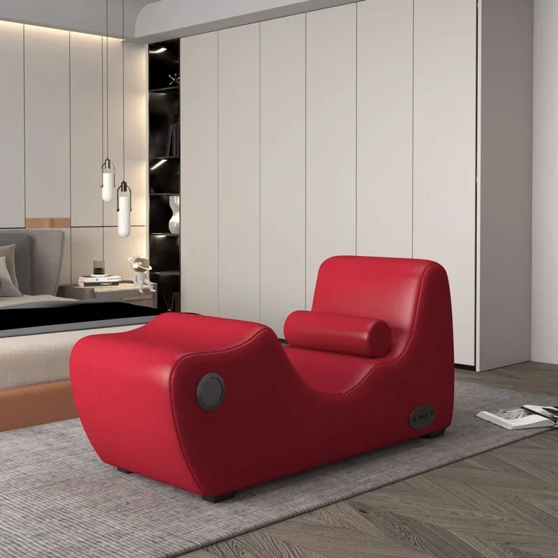 

Modern simple leisure recliner chaise longue balcony bedroom single lazy sofa special-shaped multi-functional bedside stool