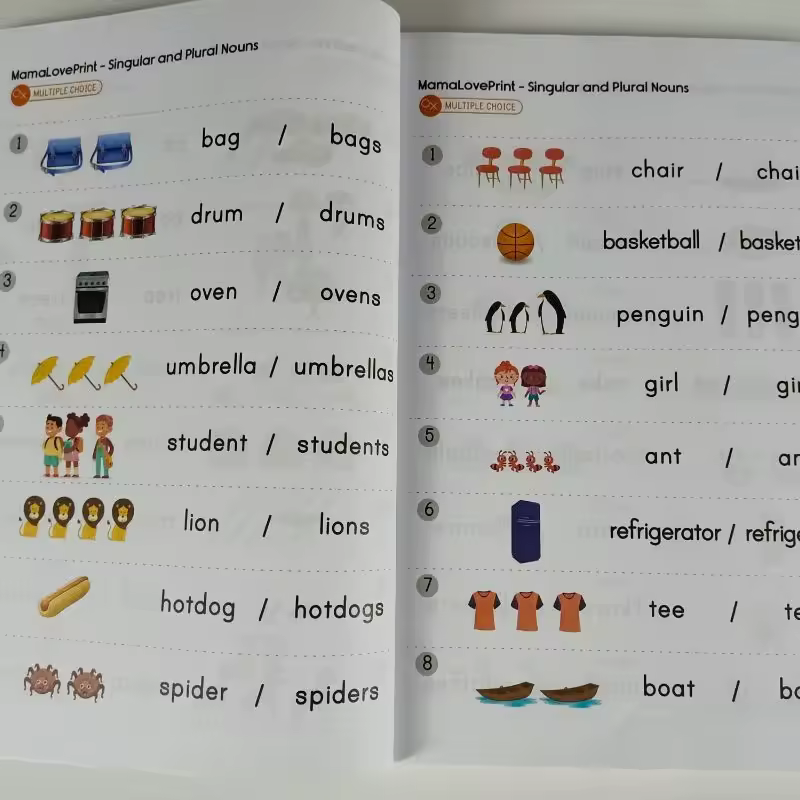English Grammar Knowledge Exercise Book Children's English Enlightenment Special Training Natural Spelling Books - Image 6