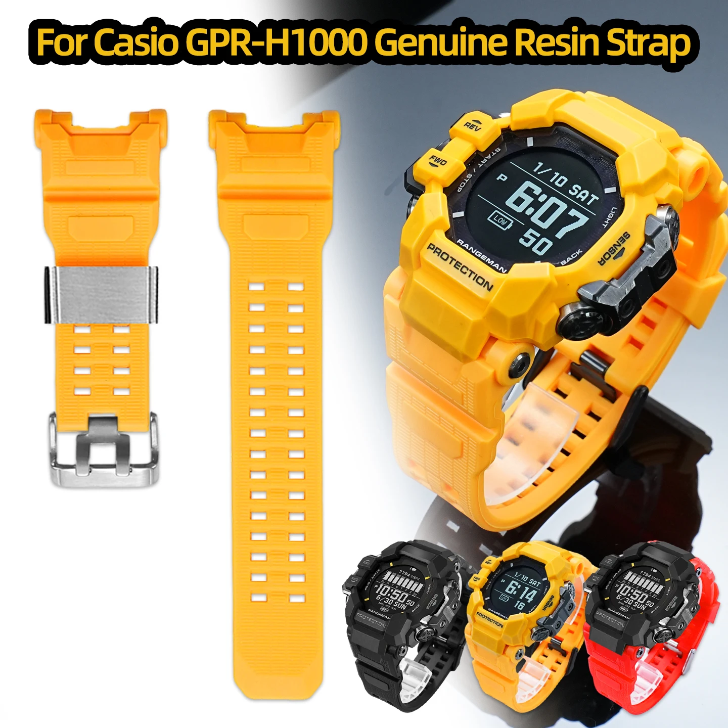カシオ-g-shock-3554-シリーズ-gpr-h1000-キャットマン第-3-世代専用アウトドアスポーツ交換用シリコンストラップアクセサリー