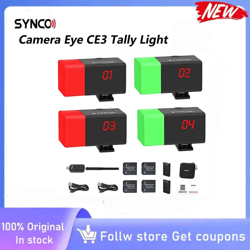 SYNCO كاميرا العين CE3 تالي ضوء مع الارسال 2.4G لورا نقل لاسلكي كاميرا العين تالي ضوء للبث المباشر #1