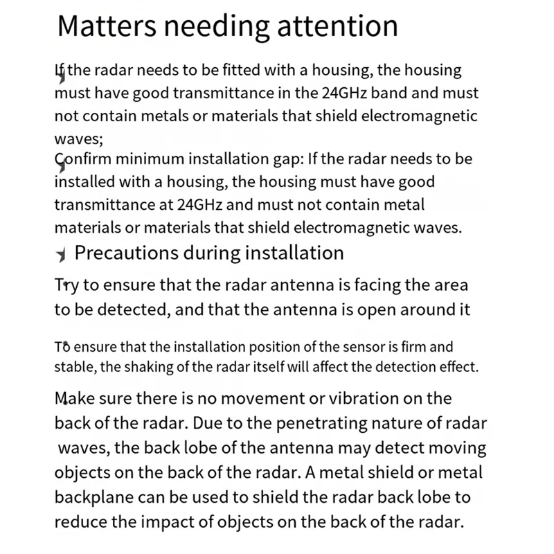 SQPP-LD2451 24G قياس سرعة السيارة ملليمتر موجة الرادار وحدة استشعار مراقبة حالة السيارة