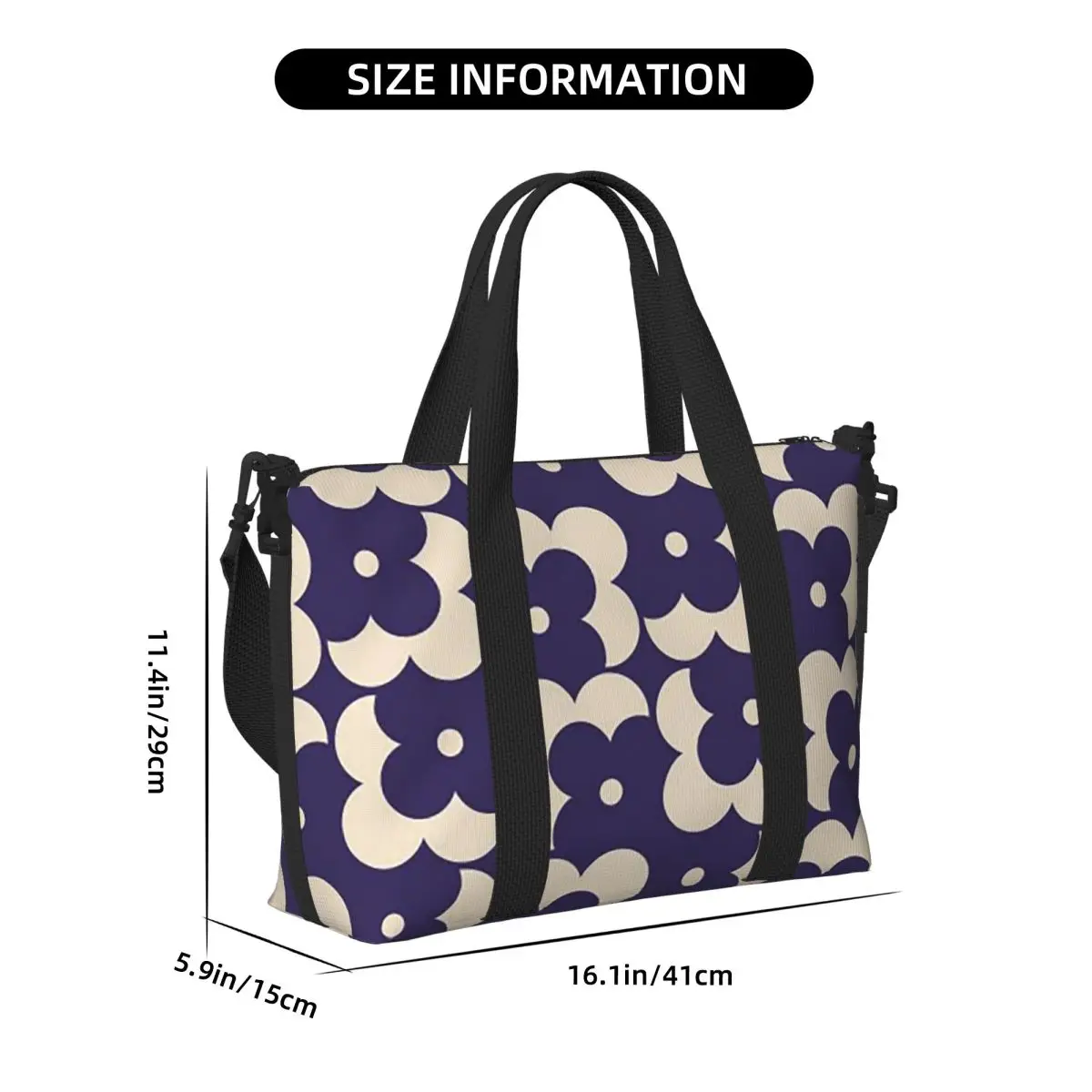 

Orla Kiely цветы абстрактная пляжная дорожная сумка большая вместительная сумка-тоут для тренажерного зала, йоги, женская дорожная сумка для покупок