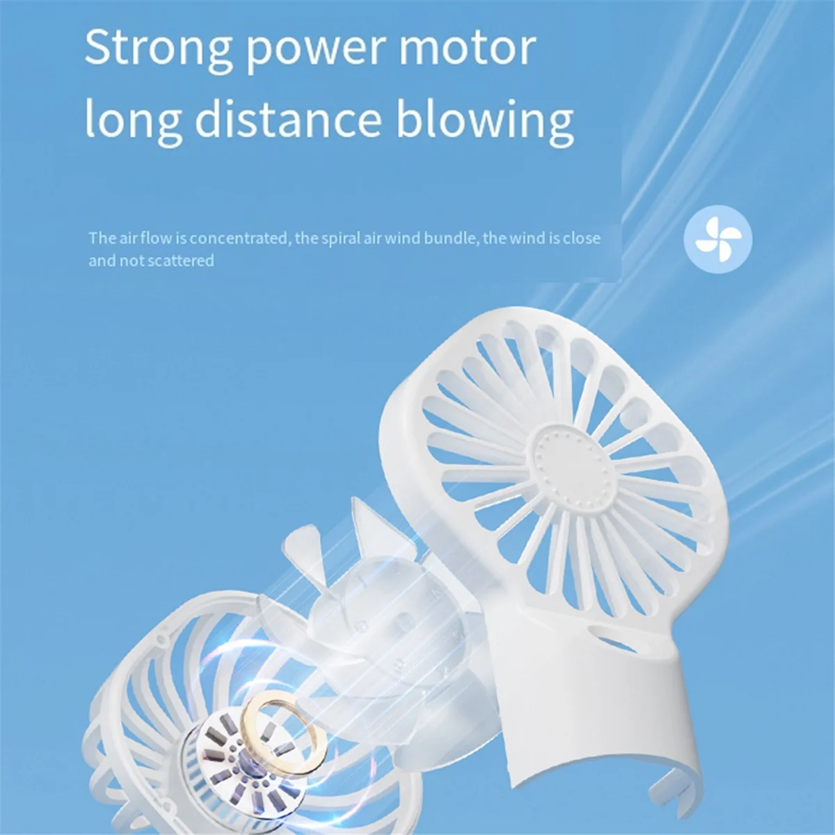 مروحة ضباب مياه محمولة باليد ، مروحة صغيرة للسكن الطلابي ، لوازم الصيف ، أداة تبريد خارجية ، بيضاء