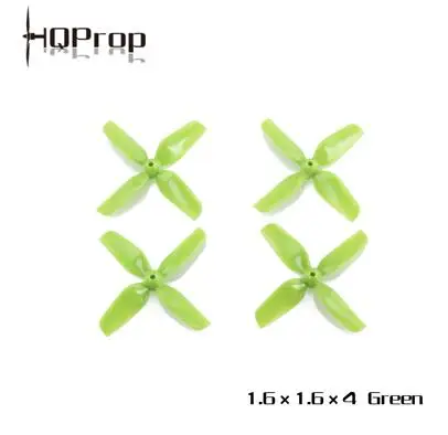 4-16pcs HQ HQPROP MWP Micro Whoop 1inch 40mm 1.6X1.6X4 -ABS 4-blades 1.5mm/1mm shaft DIA props Propellers Beta75 Mobula7