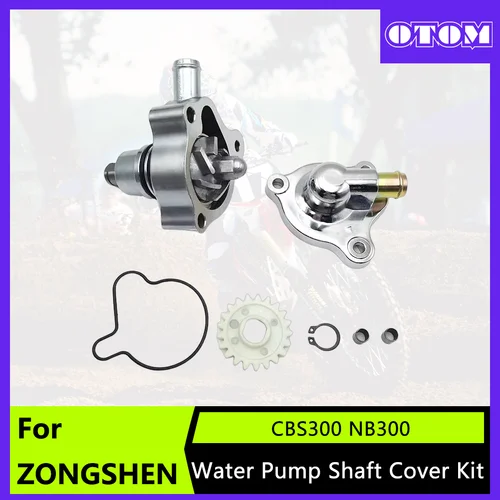 Imagen 1 del producto OTOM-cubierta de bomba de agua para motocicleta, husillo de eje de bomba Swater para ZONGSHEN CBS300 NB300 ZS174MN, motor refrigerado por agua, Pit Bike