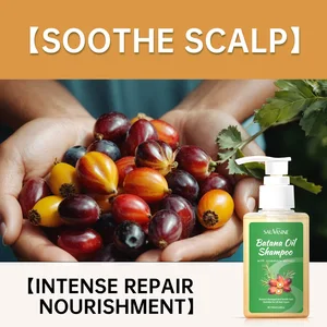 Batana Oil Shampoo and Conditioner Menguatkan Rambut Anti Rontok Mengembalikan Kerusakan Membersihkan Ketombe Mengontrol Pertumbuhan Rambut Shampoo 8 sampo mini penjualan terbaik - №