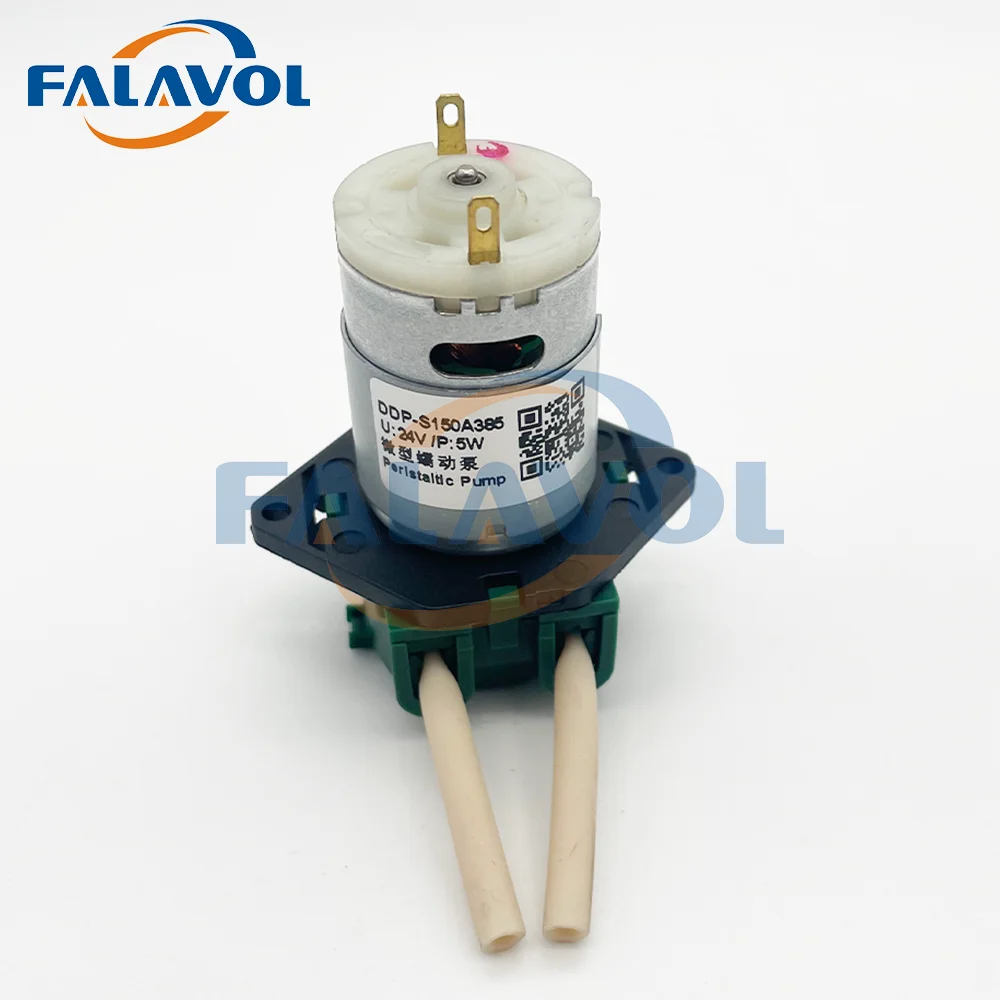 

Микроперистальтический насос FALAVOL 5 Вт, 24 В постоянного тока, Белый УФ-насос для принтера DTF Xuli Human Allwin Challenger