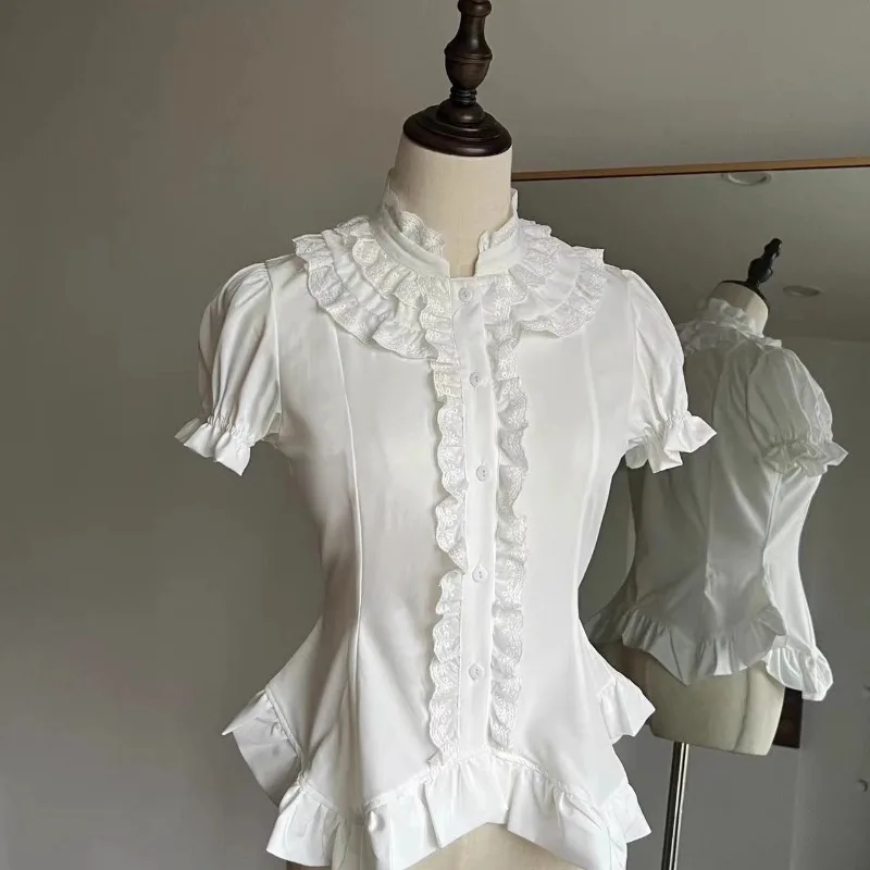 أنيقة القوطية Kawaii المرأة الحلو القمم خمر Y2K تيز الملابس الرجعية الشرير ثقافة فرعية تي شيرت اليابانية موضة صيف 2025