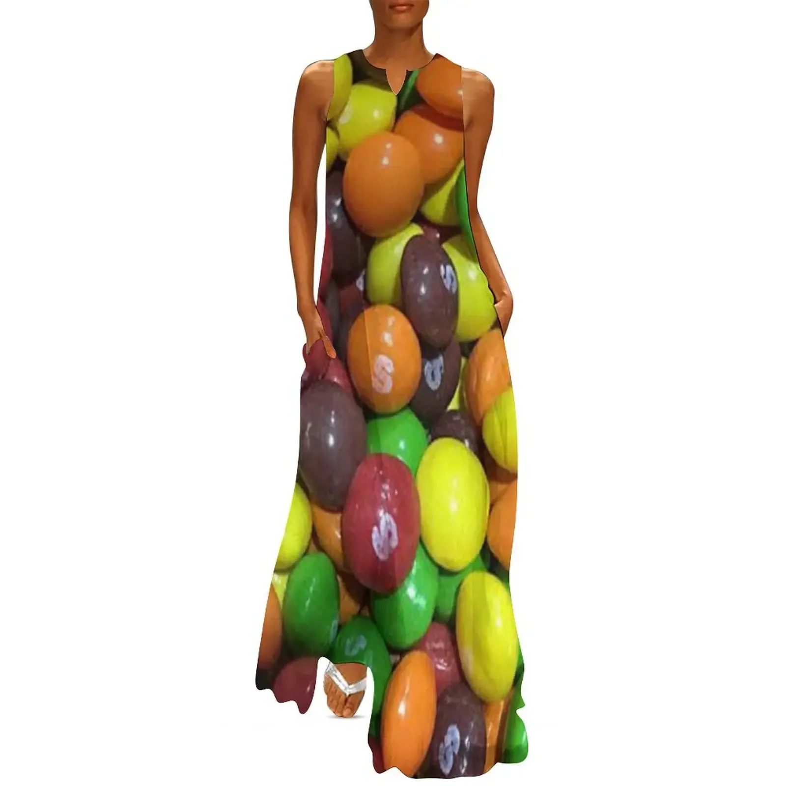 

SKITTLES Long Dress evening dress women Dress women summer clothes for women