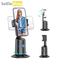 P01 Auto Face Tracking Gimbal AI Camera Desktop Smart 360 Rotation Phone Holder Stabilizer Stand Monopod For Smartphone Live