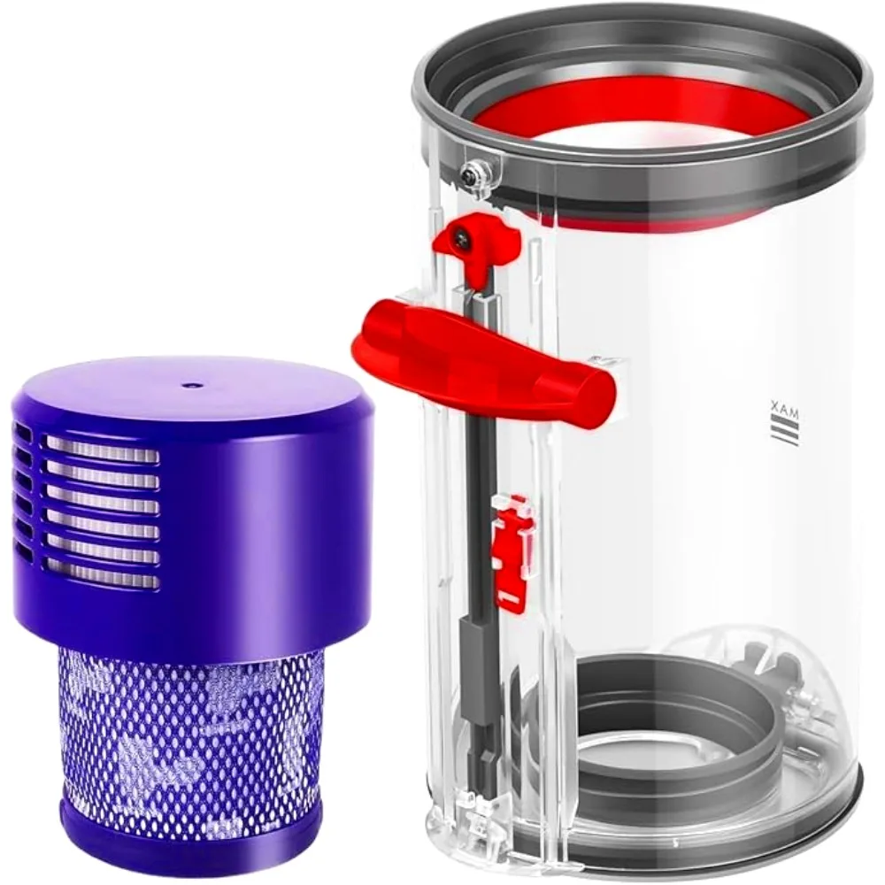 Dust Bin  Compatible for Dyson V10 Cyclone Series Absolute Animal  Total Clean, SV12 Vacuum Canister Bin with HEPA Filter