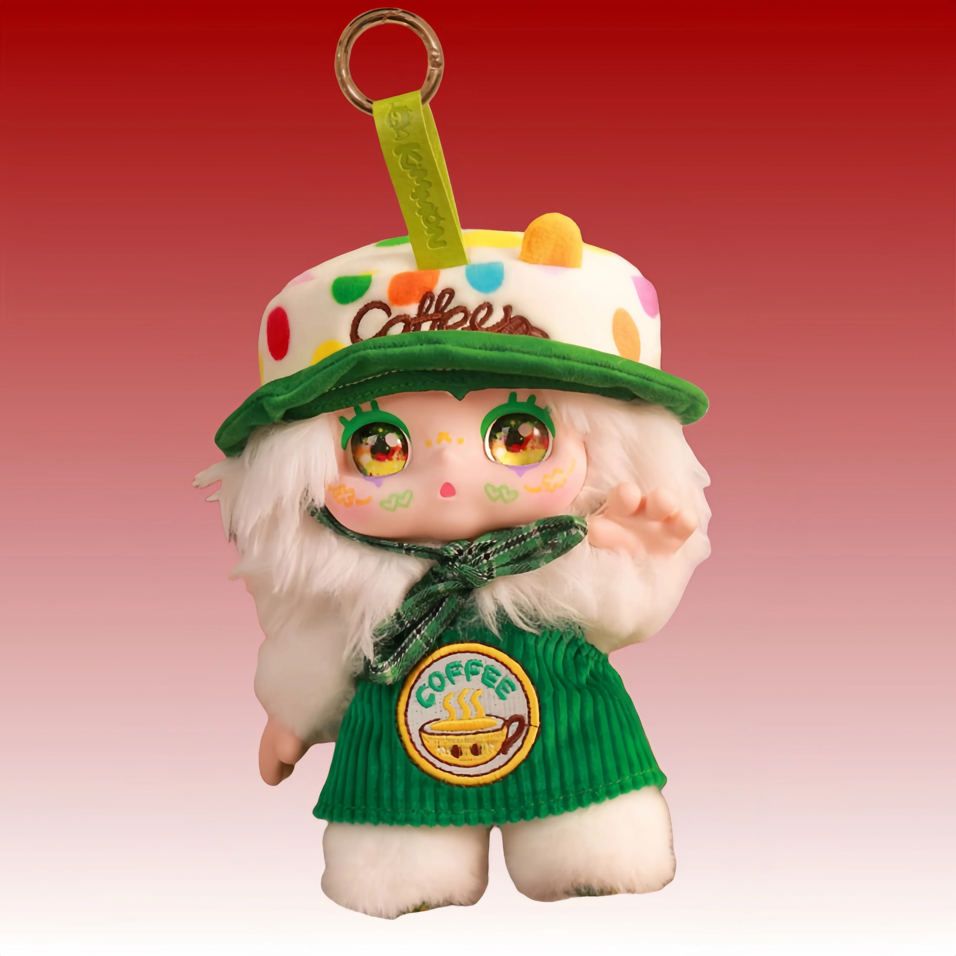 جديد كيمون دعونا مقهى سلسلة صندوق أعمى يوم القهوة Kawaii زخرفة أفخم دمية حقيبة قلادة صناديق الغموض هدايا عيد الميلاد الاطفال