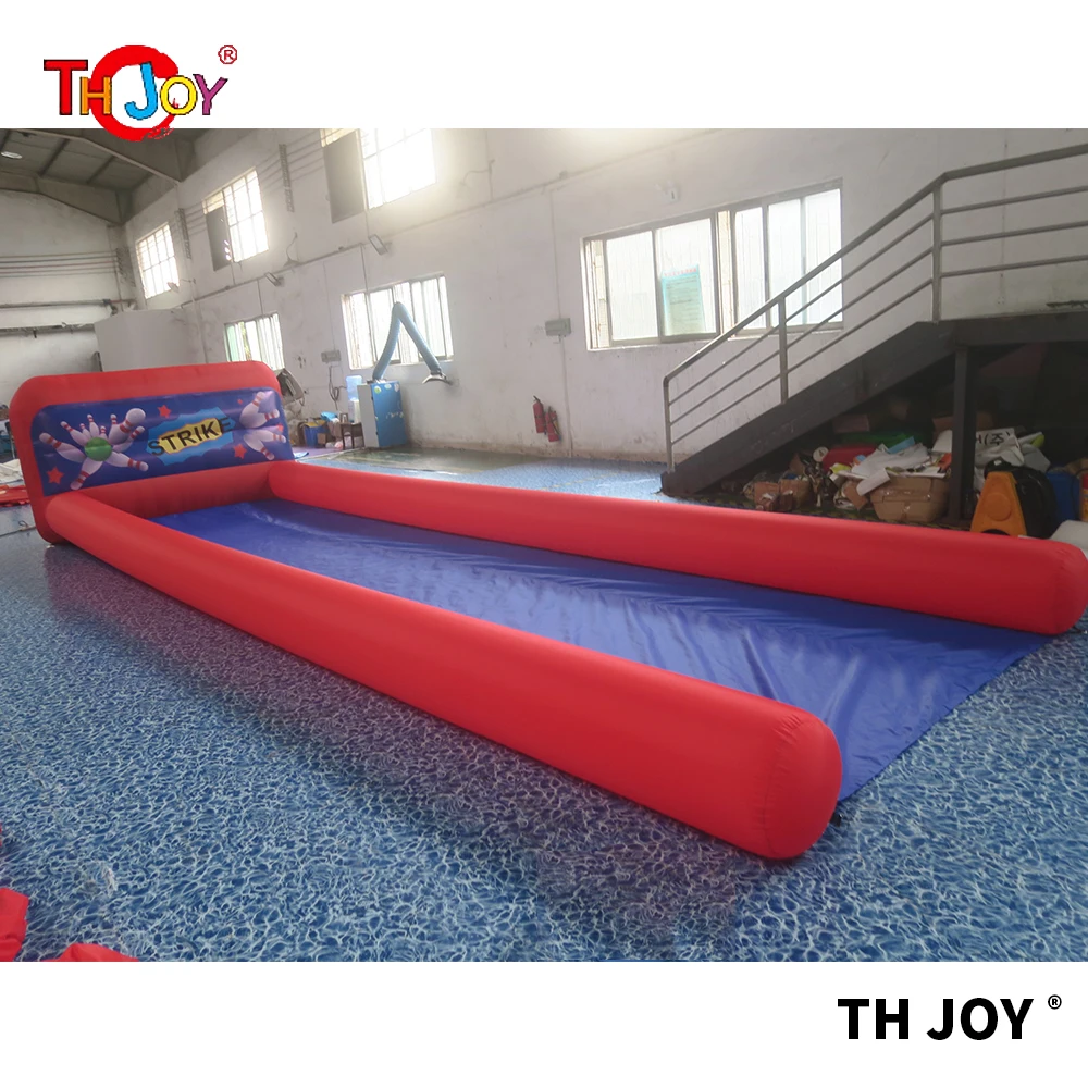 Free Shipping 10X2m Used commercial Inflatable Bowling Lanes Sport Games,Inflatable bowling Lanes Price,Inflatable Bowling Lanes