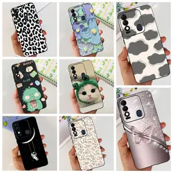 For Tecno Spark 8C 8 Pro Soft Cases TPU Black Silicone Fundas For Tecno Spark 9 Pro 9T Spark8 8Pro New Fashion Painting Bumper