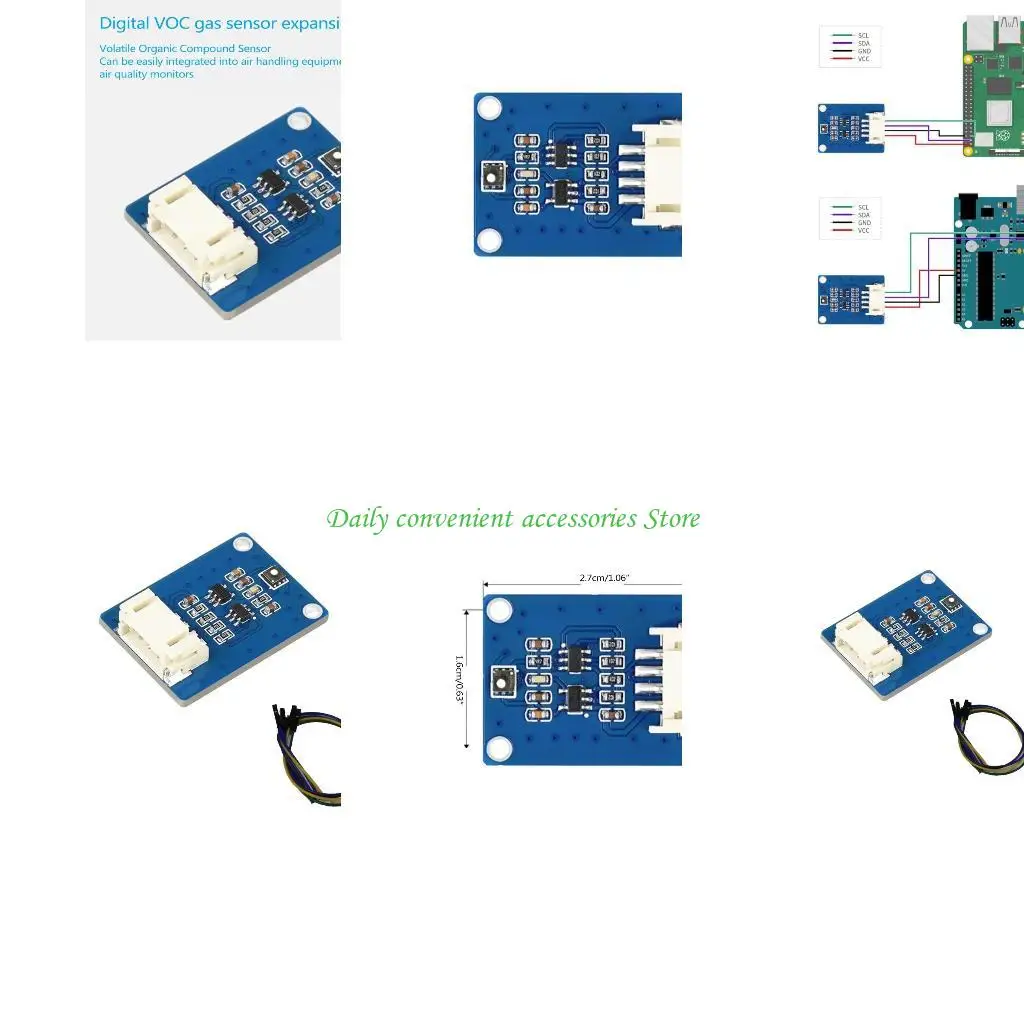 

97QB 3,3/5V Спектральный цвет видимый спектр модуль датчика SGP40 VOC для датчика легкого веса для датчика легкого веса