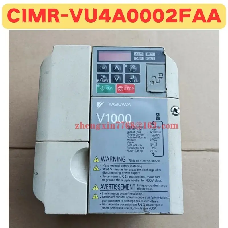 

Used Frequency Converter CIMR-VU4A0002FAA CIMR VU4A0002FAA Normal Function Tested OK