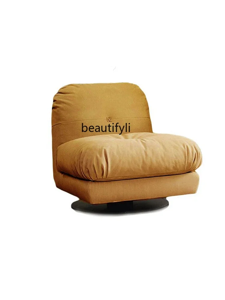 

B7304 ss Modern Minimalist Cloud Sofa Rotating Leisure Chair Living Room Couch Bedroom Balcony Leisure Chair