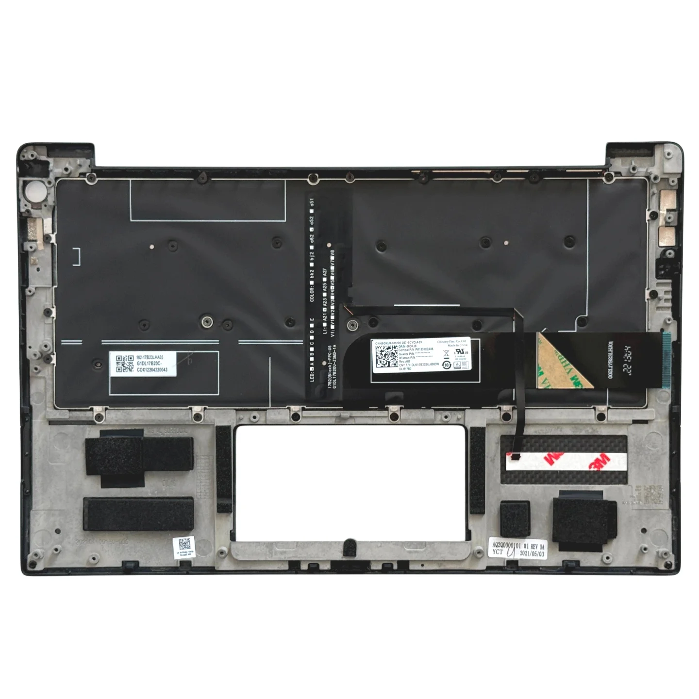 New Housings for DELL XPS 13 9370 9380 7390 9305 0KPRW0 01PPM7 00D0Y5 Back Cover Rear Lids Palmrest Top Cases Keyboards