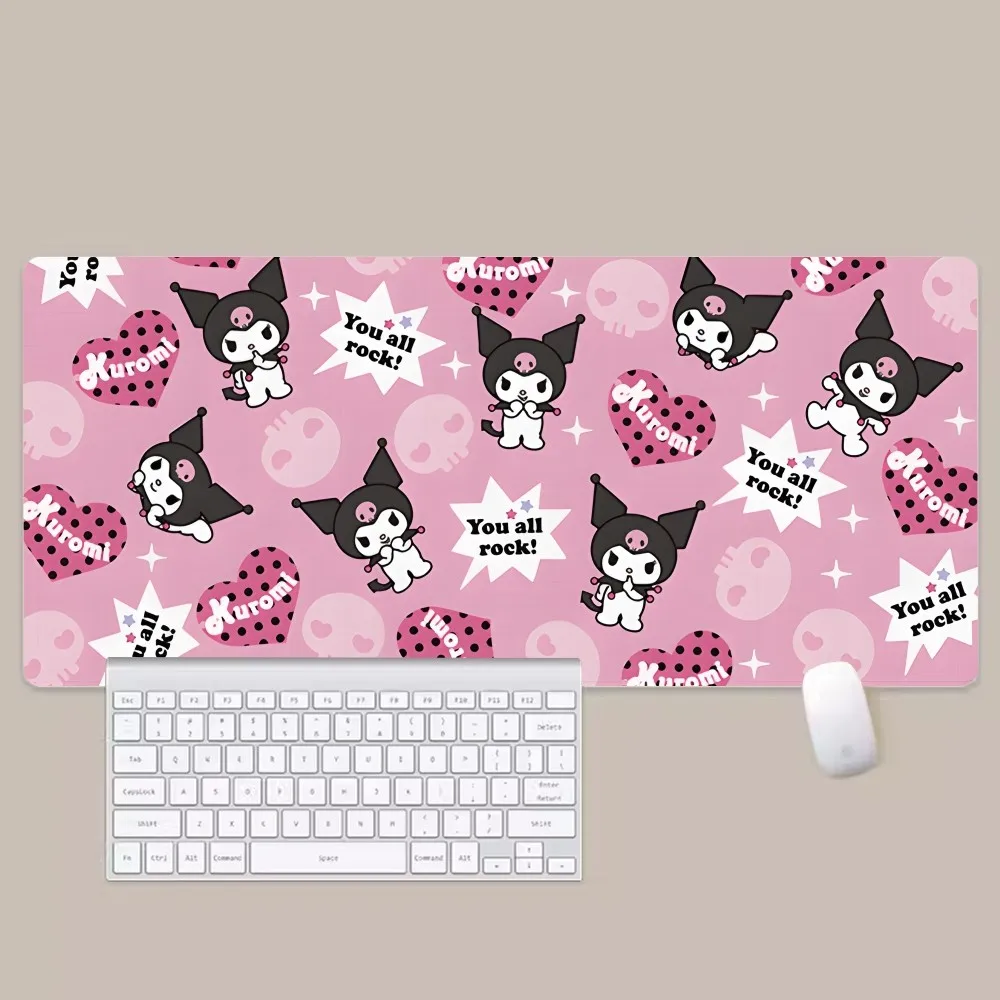 S-sario k-kuromi mouse pad mouse pad neuankömmlinge großes gaming mouse pad l xl xxl gamer mauspad größe für tastaturen matte