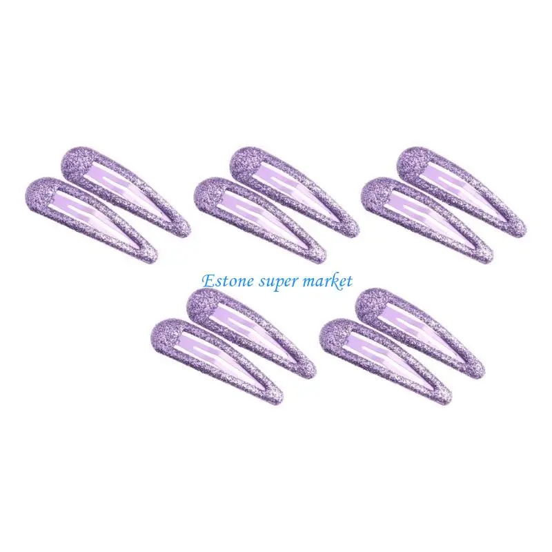 090B 10 Uds. Accesorios brillantes para cabello infantil Clips aleación pasadores ligeros