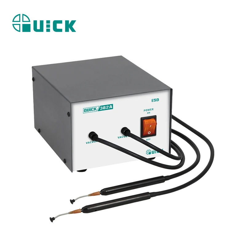 

Новый двухстанционный вакуумный захват Quick 382A с сертификатом CE, диафрагменный вакуумный насос 10 Вт, сила всасывания до 120 г