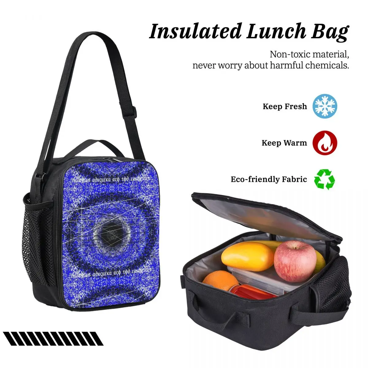 Andromeda Galaxy Portal Zaino Studente Ragazzo Ragazze BookBag Borsa da scuola Borse a tracolla per computer Borsa da pranzo isolata 3ps Astuccio