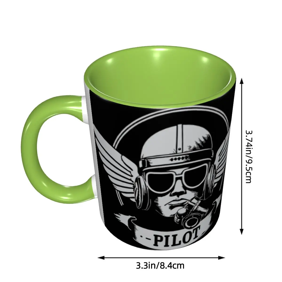 Pilot Mug Funny Ceramic Coffee Cups Tea Mugs Milk Cup Drinkware Gifts for Friends DIY Custom