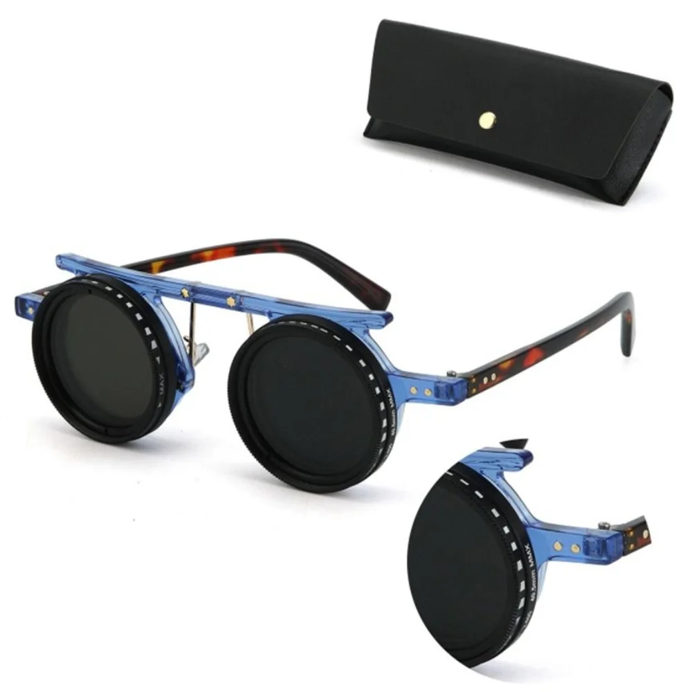 

New ND2-400 Adjustable Dimming Glasses ND Filter 9 Level Fishing Sunglasses With Glasse Case UV400 Sun Glasses Driving