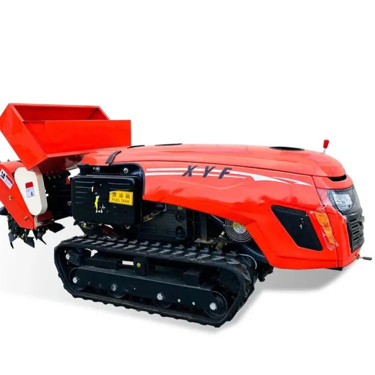 

Индивидуальный гусеничный культиватор 35 л.с. для подготовки почвы, формирования грядок и внесения удобрений