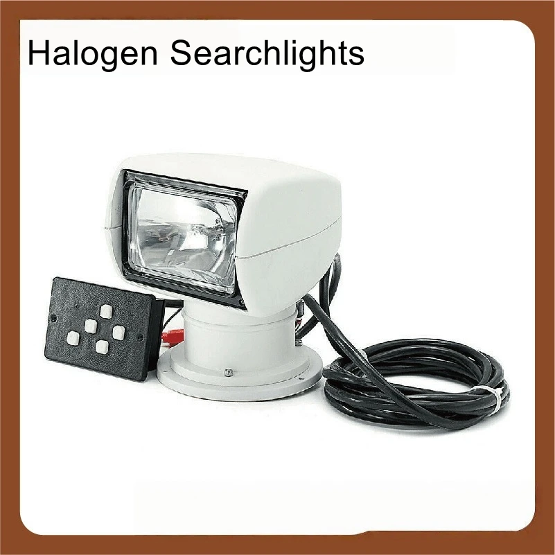 

Marine yacht remote control searchlight 12/24V 100W 180 * 180 * 210mm marine hardware accessories