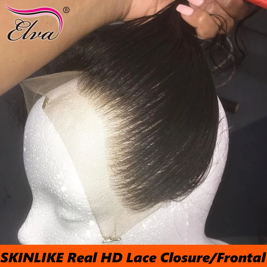 

Skinlike Real HD Lace Closure 5x5 6x6 7x5 Invisible HD Lace Melt Skins Human Hair 13x6 13x4 HD Lace Frontal Closure Pre Plucked