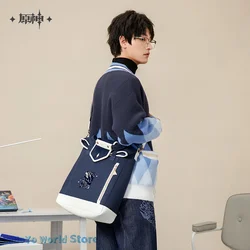 Gan Yu Bag MiHoYo ufficiale genuino Genshin Impact Ganyu tema serie di impronte accessori zaino Cosplay Ganyu Satchel