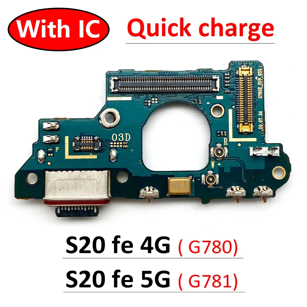 

USB Charger Dock Connector Charging Port Microphone Flex Cable For Samsung S20 Fe 4G 5G G780 G781