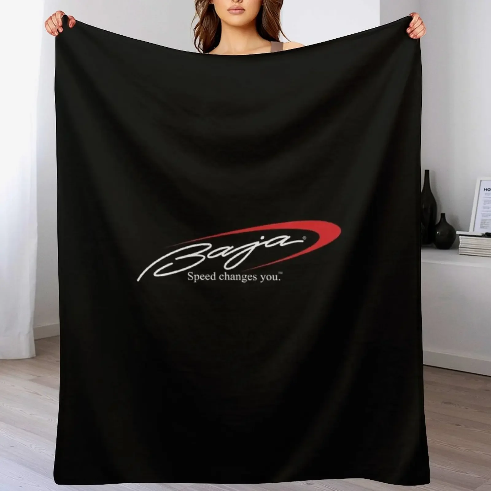 Baja Power Boats Throw Blanket Stylish Decor Blanket Gift for Friends Roommate