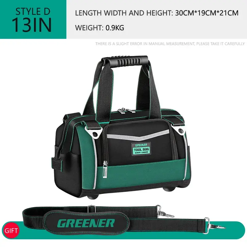 Tool Handbag Multifunctional Portable Toolkit Durable and Durable Electrical Special Canvas Thickened Maintenance Storage Bag - Image 9