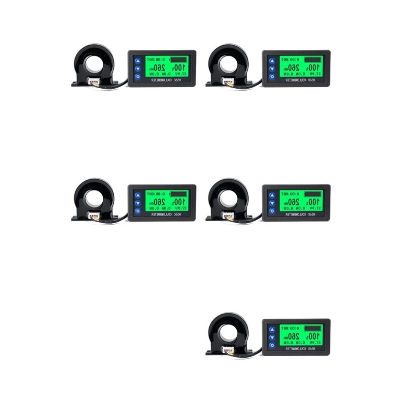 AS94-5X Battery Monitor Hall Coulomb Meter DC 8-100V 100A Lifepo4 Lead-Acid Li- Lithium Capacity Power Display